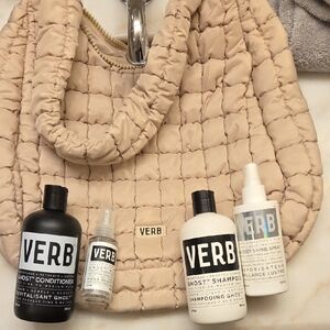VERB Ghost Hair Care Set with Brand Quilted Bag